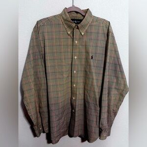 Ralph Lauren men’s classic fit plaid shirt